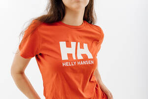 Женская Футболка HELLY HANSEN W HH LOGO T-SHIRT Оранжевый L (7d34112-179 L)