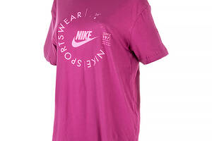 Женская Футболка Nike W NSW TEE BF PRNT SU Розовый XS (7dFD4235-653 XS)