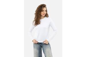 Женская футболка с длинным рукавом S белый Karol ЦБ-00241516