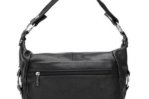 Женская кожаная сумка Borsa Leather K1131-black