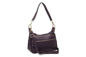 Женская кожаная сумка Borsa Leather K1213-violet