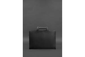 Женская кожаная сумка для ноутбука и документов BlankNote 15 Black (BN-BAG-36-g)