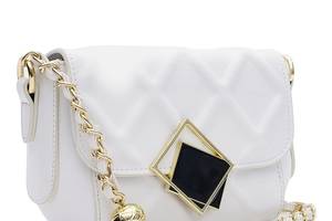 Женская кожаная сумка Keizer K11319w-white