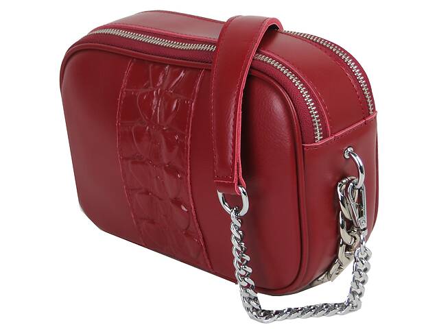 Женская кожаная сумка клатч Alex Rai 9006 Красная