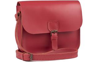 Женская кожаная сумка ручной работы Coolki Handy красный