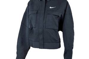 Женская Куртка Nike ESSNTL WVN JKT FIELD Черный M (DM6243-010 M)