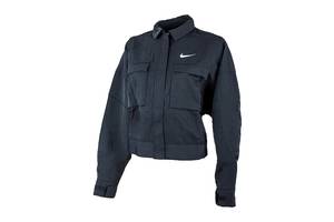 Женская Куртка Nike ESSNTL WVN JKT FIELD Черный S (DM6243-010 S)