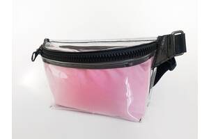 Женская поясная сумка Coolki из мягкого стекла со сменными вкладышами Pink