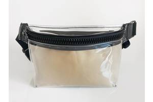 Женская поясная сумка Coolki из мягкого стекла со сменными вкладышами Бежевый