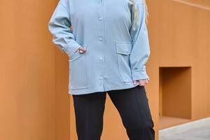 Женская пиджак-рубашка Sofia SF-257 Голубой 50-52