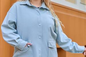 Женская пиджак-рубашка Sofia SF-257 Голубой 54-56