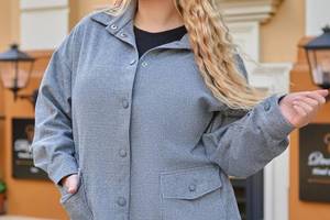 Женская пиджак-рубашка Sofia SF-257 Серый 62-64