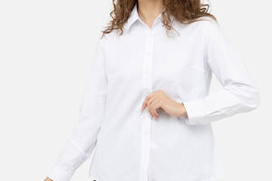 Женская рубашка с длинным рукавом Yuki M Белый ЦБ-00242160 (SKT000963725)