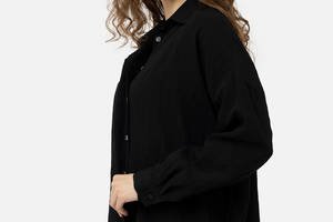 Женская рубашка Suffle M Черный ЦБ-00245323 (SKT000981235)