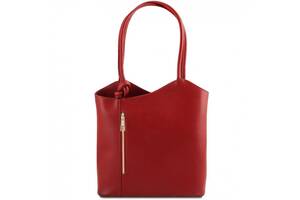 Женская сумка рюкзак 2 в 1 Tuscany TL141455 Patty Saffiano Красный