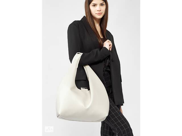 Женская сумка Sambag HOBO L серый шёлк (53300030)