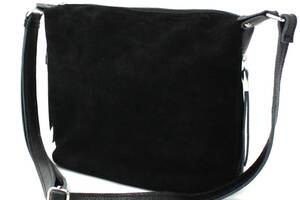 Женская сумка из кожи и замши Borsacomoda Черный (809.023.02)