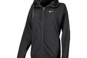 Женская Толстовка Nike W NSW JRSY OS FZ HOODIE Черный L (7dDM6415-010 L)