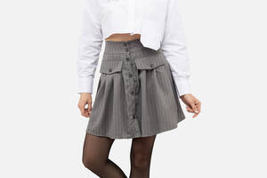 Женская юбка Yuki XL Серый ЦБ-00242172 (SKT000963784)