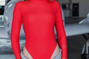 Женское боди Elite Skin TRK2 Totalfit XS Красный (06399562)