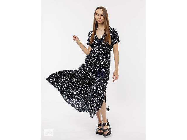 Женское длинное платье S синий Brands ЦБ-00216892