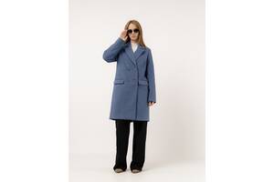 Женское пальто M голубой Yuki ЦБ-00230016