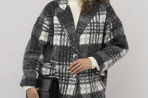 Женское пальто M темно-серый REYON ЦБ-00233092
