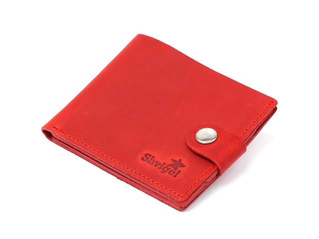 Женское винтажное портмоне Shvigel 16455 Красный
