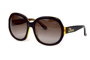 Женские брендовые очки Dior 204/qb-br Чёрный (o4ki-12360)
