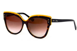Женские брендовые очки Dior 2yay1-leo Леопардовый (o4ki-11706)