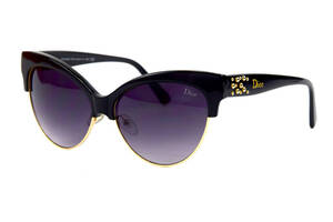 Женские брендовые очки Dior 5970c01 Чёрный (o4ki-11716)