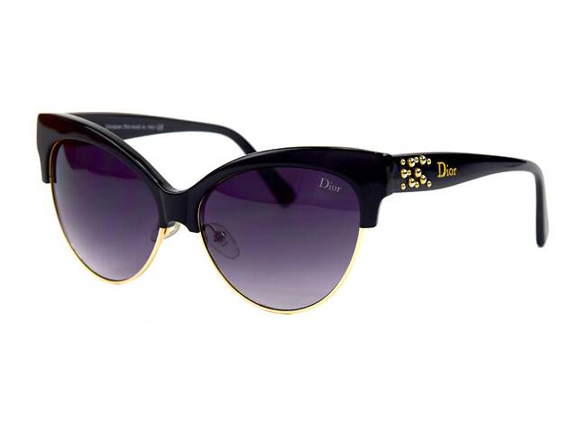 Женские брендовые очки Dior 5970c01 Чёрный (o4ki-11716)
