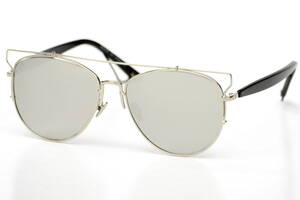 Женские брендовые очки Dior 653m Металлик (o4ki-9585)