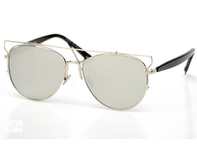 Женские брендовые очки Dior 653m Металлик (o4ki-9585)