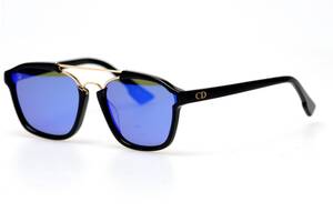 Женские брендовые очки Dior abstract-blue-W Чёрный (o4ki-11173)