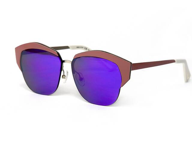 Женские брендовые очки Dior i220j-5511-purple Пудровый (o4ki-12382)