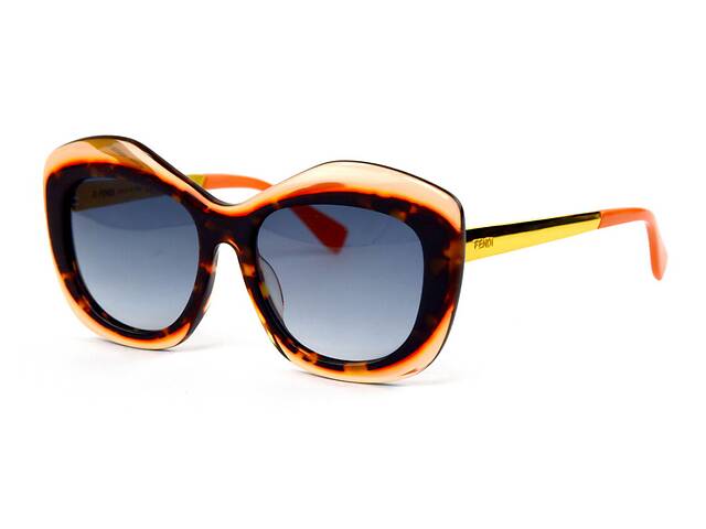 Женские брендовые очки Fendi ff0029fs-leo Оранжевый (o4ki-11834)