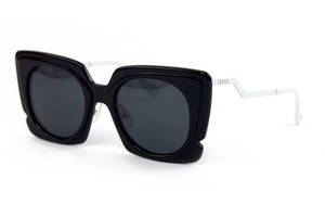 Женские брендовые очки Fendi ff0117s-bl Черный (o4ki-11808)