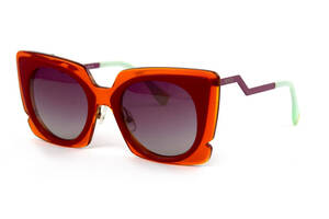 Женские брендовые очки Fendi ff0117s-orange Оранжевый (o4ki-11813)