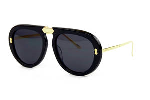 Женские брендовые очки Gucci 0307s Чёрный (o4ki-11742)