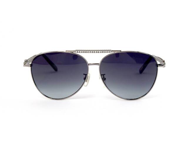 Женские брендовые очки Gucci 058s-silver Серебряный (o4ki-11767)