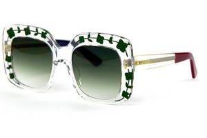 Женские брендовые очки Gucci 3863s-green Зеленый (o4ki-11773)