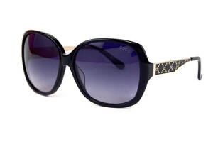 Женские брендовые очки Gucci 6044c01 Чёрный (o4ki-12334)