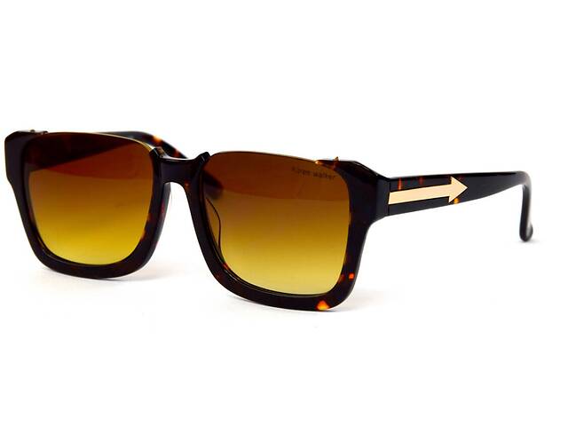 Женские брендовые очки Karen Walker 1101407с6 Коричневый (o4ki-11922)