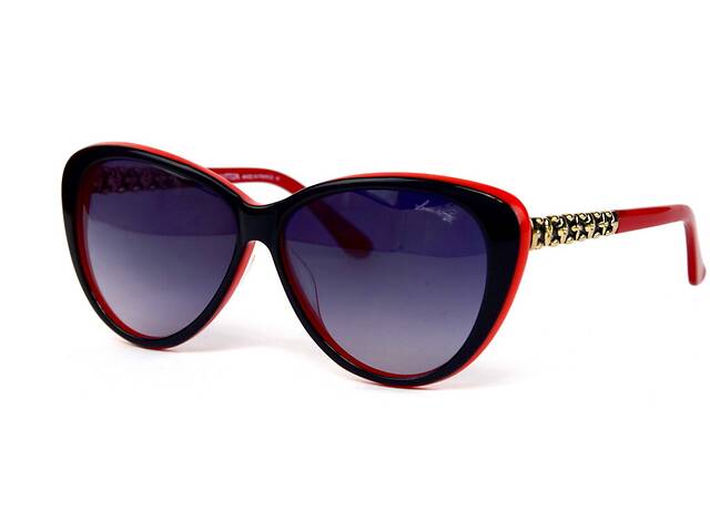 Женские брендовые очки Louis Vuitton 9016c03-red Чёрный (o4ki-12257)