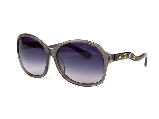 Женские брендовые очки Louis Vuitton z0205e-grey Серый (o4ki-12296)