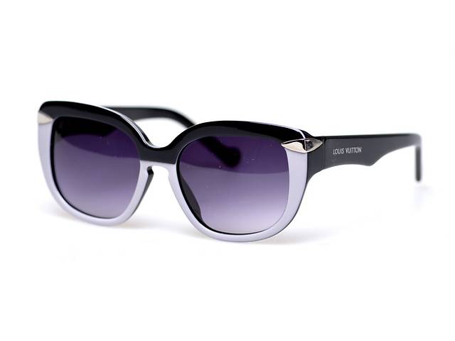 Женские брендовые очки Louis Vuitton z0677e Серый (o4ki-11339)