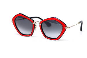 Женские брендовые очки Miu Miu smu060-pct Красный (o4ki-11477)