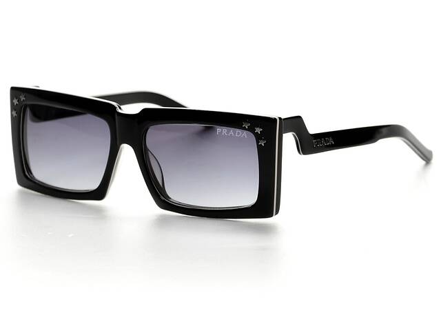 Жіночі брендові окуляри Prada spr69n-5pr Чорний (o4ki-9759)