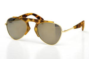 Жіночі брендові окуляри SunGlasses 1005m08 Коричневий (o4ki-9666)
